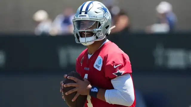 Video thumbnail for Dak Prescott Eyes Greatest NFL Offense with Cowboys