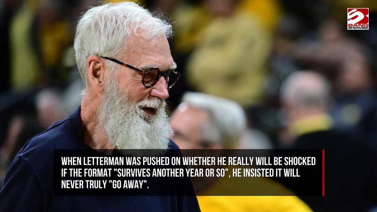 Video thumbnail for David Letterman has chilling warning for future of late night shows