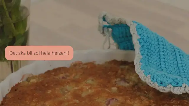 Video thumbnail for Rabarberpaj knäckig