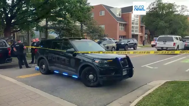 Video thumbnail for Eight injured after man attacks Colorado rally for Israeli hostages