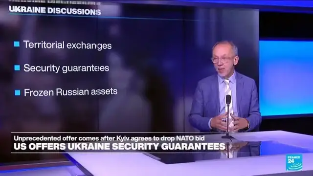 Video thumbnail for "There is reason to be optimistic, but also to be extremely cautious" over US-Ukraine peace talks