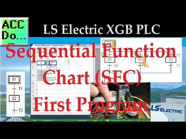 Video thumbnail for XGB PLC Sequential Function Chart (SFC) First Program