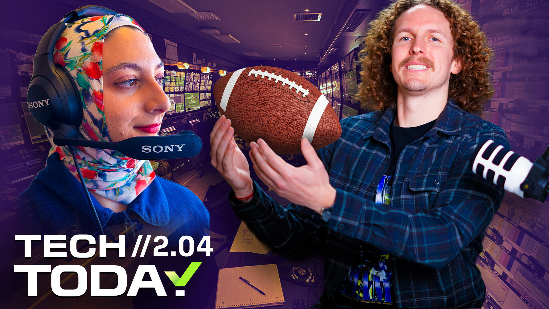 Video thumbnail for The Big Game and the Tech Behind the Broadcast | Tech Today