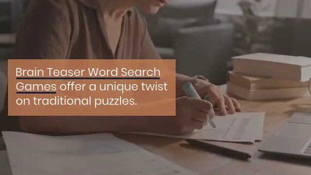 Video thumbnail for Brain Teaser Word Search Games
