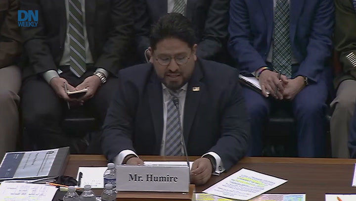 Video thumbnail for While Iran war continues, Pentagon officials map out defense priorities back home