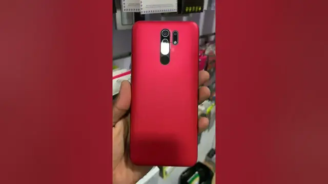 Video thumbnail for Redmi 9 red sticker wrapping #shorts