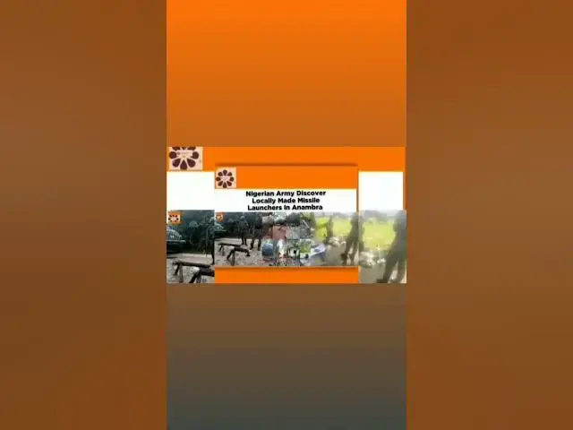 Video thumbnail for Nigerian Army Discover Locally Made Missile Launchers In Anambra ~ OsazuwaAkonedo