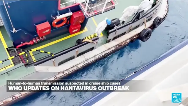 Video thumbnail for Human-to-human hantavirus transmission suspected on cruise ship