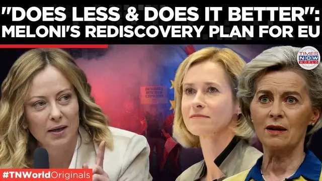 'Video thumbnail for ‘No More Rules’: Meloni’s Alarm Bell! Demands Brussels Build Strength, Confront Migration Crisis'