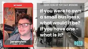 Video thumbnail for jeramybm has a prolific voice acting business. Keep it up!