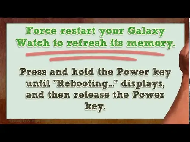 Video thumbnail for How to fix Samsung Galaxy Watch that won’t update