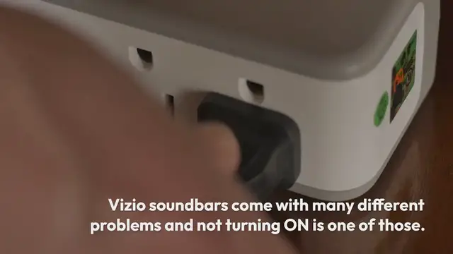 Video thumbnail for The Vizio Sound Bar Won’t Turn ON Solved