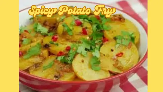Video thumbnail for Spicy Potato Fry or Aaloo Sabzi Recipe