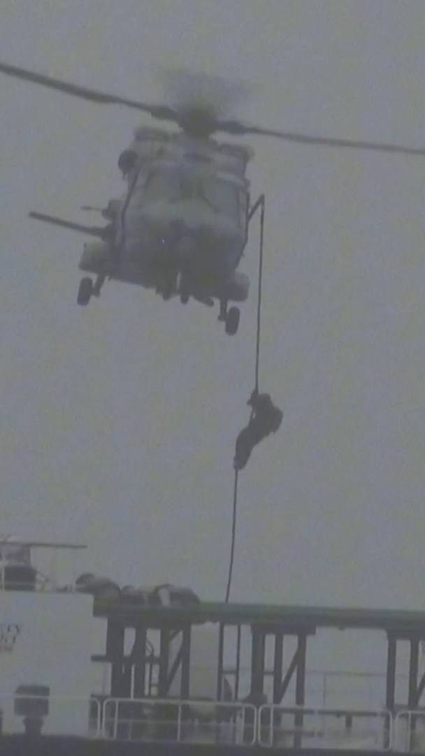 Video thumbnail for French Navy seizes Russian oil tanker