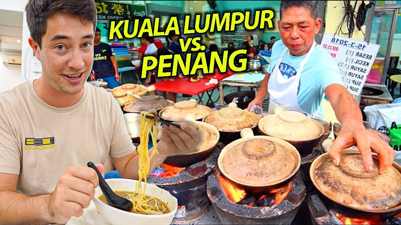 Video thumbnail for Malaysian Street Food Face Off KUALA LUMPUR vs. PENANG [Full Documentary]