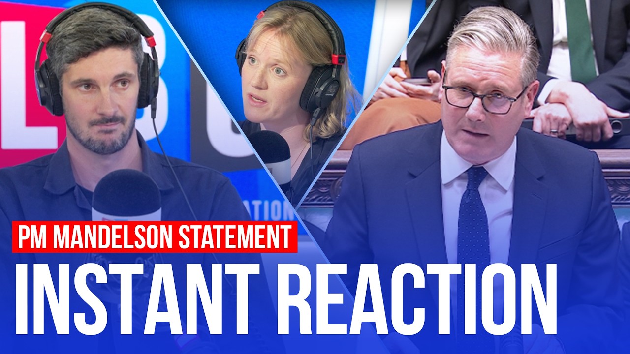 Video thumbnail for 'Unforgivable': Starmer addresses MPs over Mandelson's failed vetting