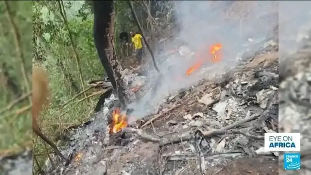 'Video thumbnail for Ghana helicopter crash caused by bad weather and safety gaps, report says'
