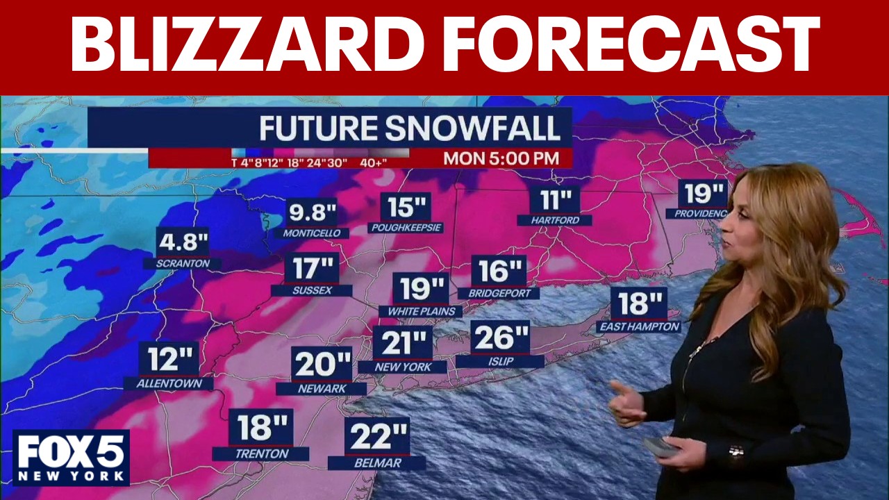 Video thumbnail for NYC blizzard 5PM update: Dangerous to impossible travel expected