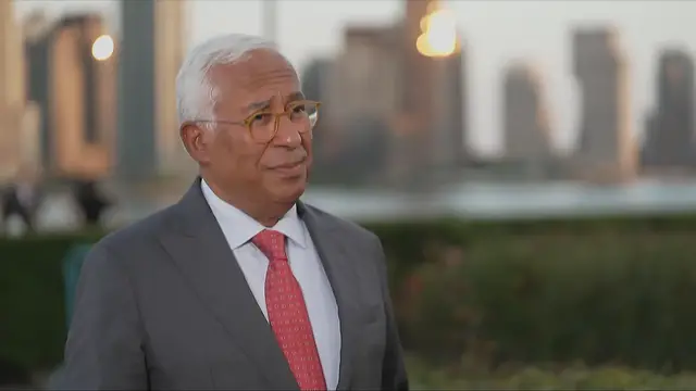 'Video thumbnail for EU states united on need for two-state solution, stopping war: European Council chief'