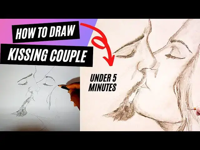 Video thumbnail for How to Draw Kissing Couple in ( 2021 ) l How To Draw Romantic Couple Kissing  Under 5 Minutes