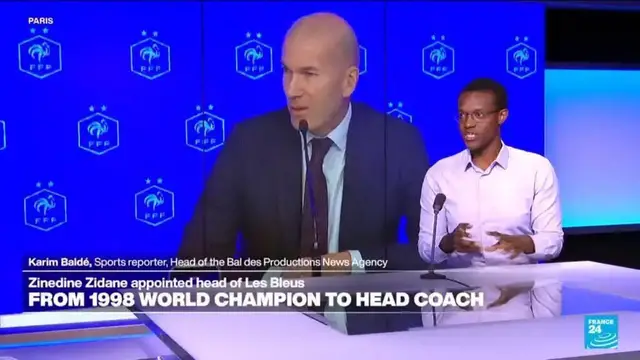 Video thumbnail for 'Pressure is high': Football legend Zinedine Zidane inherits a France squad with 'everything to win'