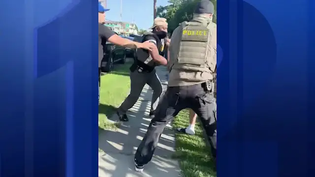 Video thumbnail for ICE detains Passaic man - a U.S. citizen - for allegedly provoking agents