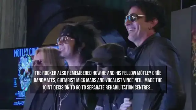 Video thumbnail for IN CASE YOU MISSED IT: Tommy Lee recalls hitting rock bottom after attempting to inject whiskey into his veins.