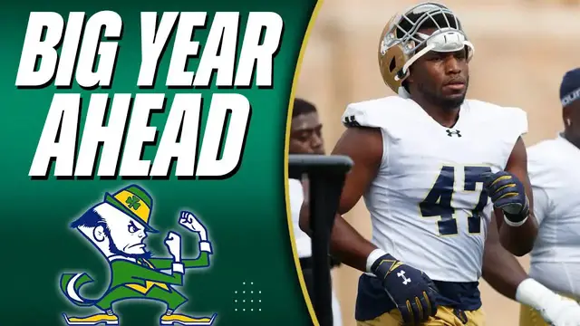 'Video thumbnail for notre dame fighting irish - a to z sports : jason onye - breakout potential for notre dame football 2025'