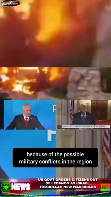 Video thumbnail for US Govt Orders Citizens Out of Lebanon As Israel, Hezbollah New War Builds