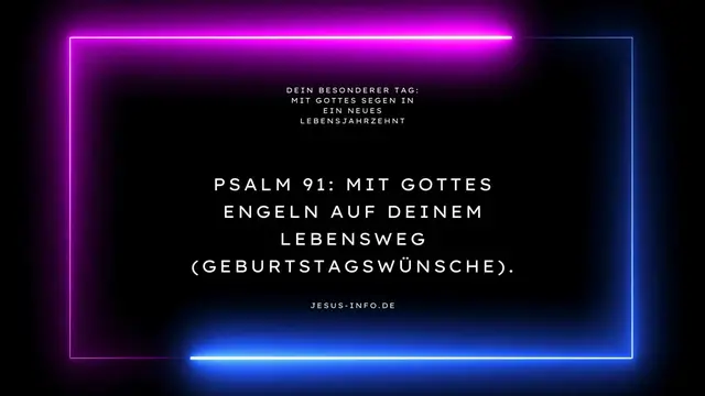 Video thumbnail for Dein besonderer Tag: Mit Gottes Segen in ein neues Lebensjahrzehnt (Anmutig)  : Geburtstagswünsche / Glückwünsche / Glückwunsch Religion & Belief - Christlich - Geburtstagsgruß, Geburtstagsgrüße, Wunsch, Wünsche, Geburtstagswunsch, Glückwunsch, Geburtstag