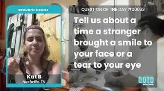 Video thumbnail for Kat received free pretzels from a pretzel stand. Love free food!