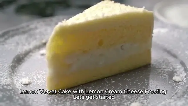 Video thumbnail for Lemon Velvet Cake with Lemon Cream Cheese Frosting