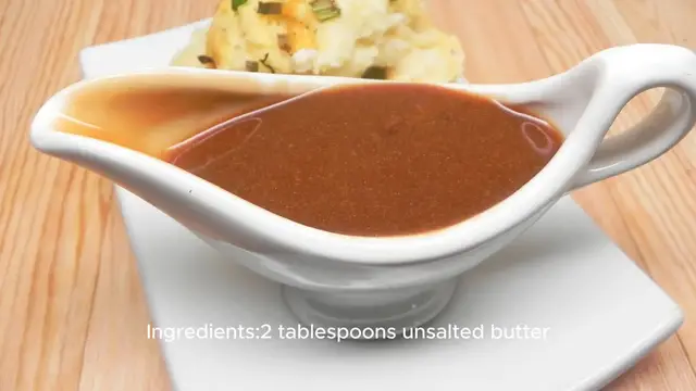 Video thumbnail for Homemade Brown Gravy Recipe