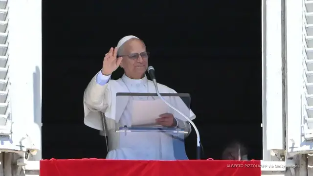 'Video thumbnail for Pope Leo calls for end to ‘pandemic of arms’ following Minnesota shooting'