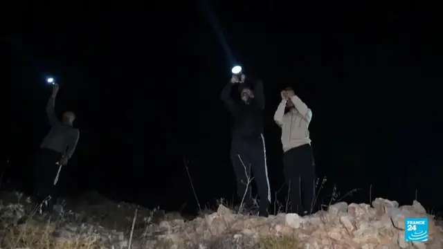 'Video thumbnail for Palestinians conduct night patrols to prevent West Bank settler attacks'