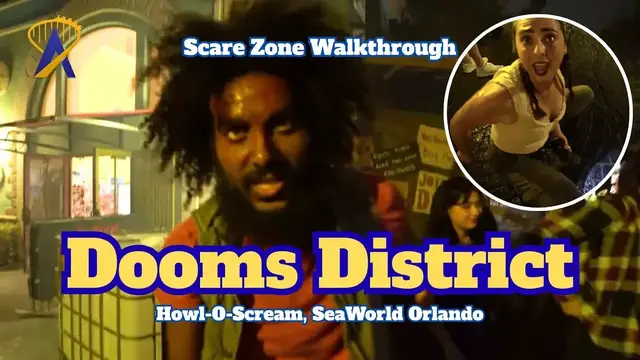 Video thumbnail for Doom's District Scare Zone | Howl-O-Scream Orlando 2026