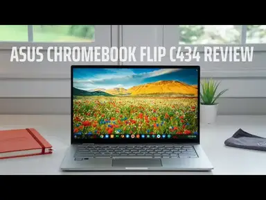 'Video thumbnail for ASUS Chromebook Flip C434 Review'