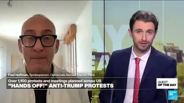 Video thumbnail for "People will take to the streets to show their anger" Fred Hoffman, Democrats Abroad