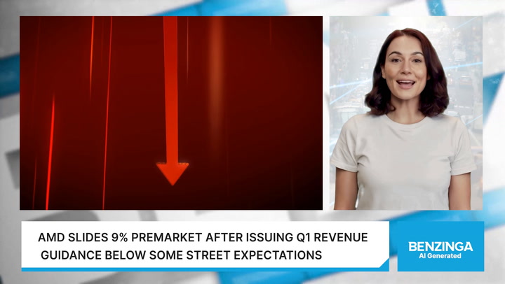 Video thumbnail for AMD Shares Fall Premarket