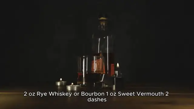 Video thumbnail for Manhattan cocktail recipe