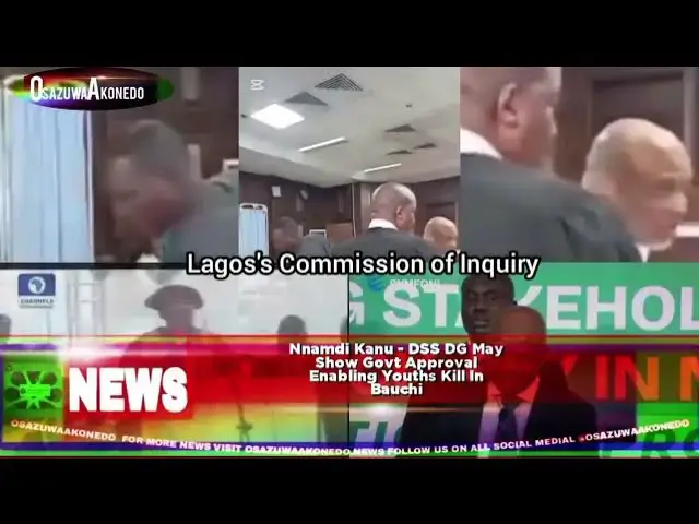 Video thumbnail for Nnamdi Kanu - DSS DG May Show Govt Approval Enabling Youths Kill In Bauchi