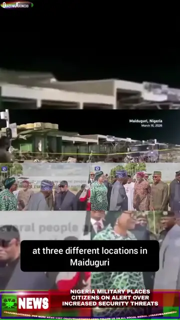 Video thumbnail for Nigeria Military Places Citizens On Alert Over Increased Security Threats