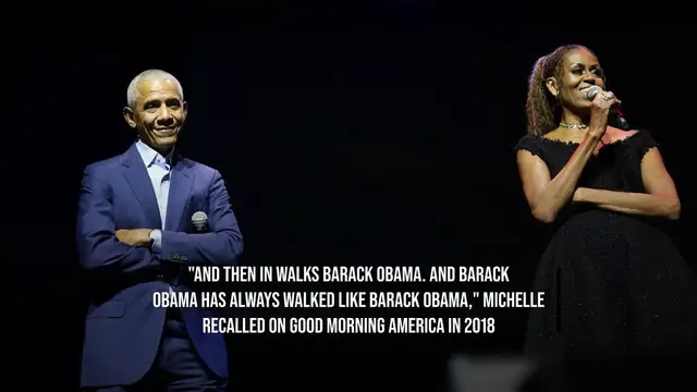 Video thumbnail for Barack and Michelle Obama celebrate 34 years wed.