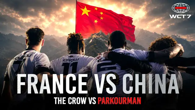 Video thumbnail for 4x CHINESE CHAMPION vs France ParkourMan v The Crow | WCT7