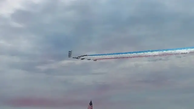 Video thumbnail for Jones Beach Air Show draws thousands to Long Island shore
