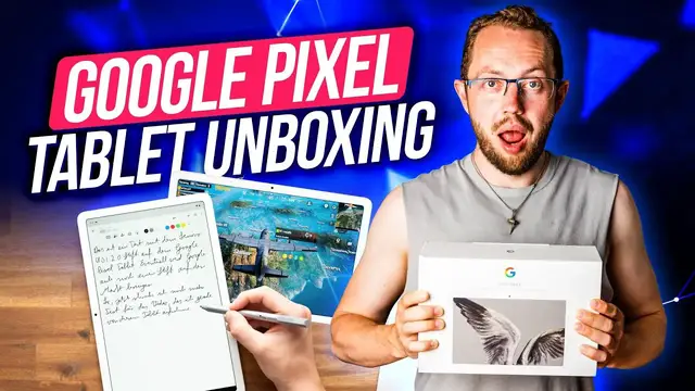 Video thumbnail for Google Pixel Tablet Unboxing with Dock & Pen