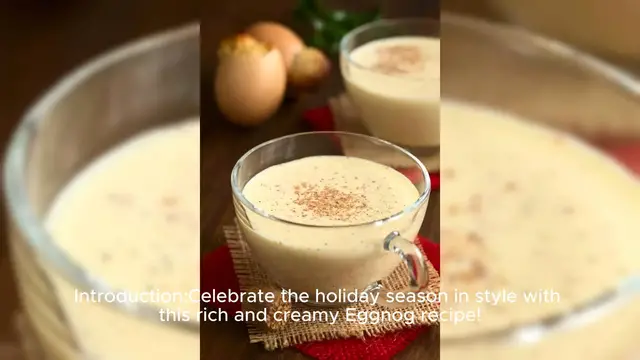 Video thumbnail for Eggnog Recipe