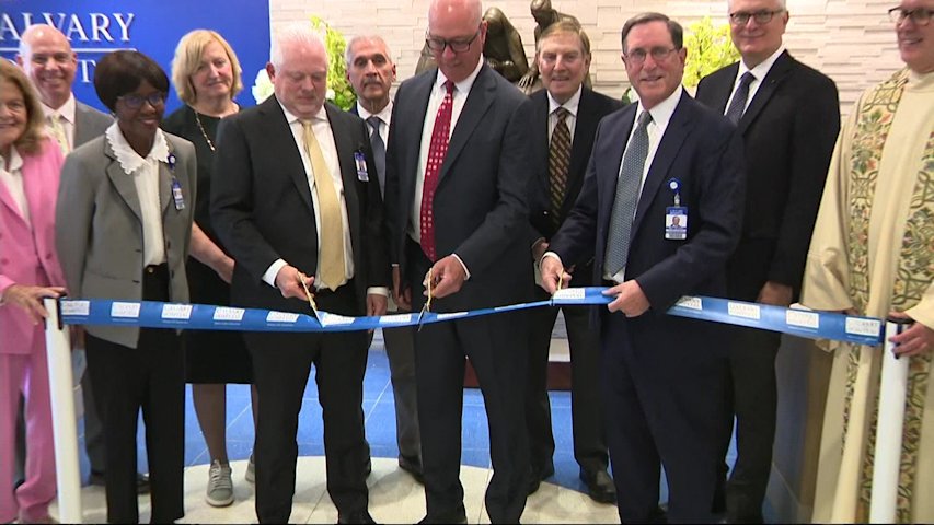 Video thumbnail for Calvary Hospital unveils new family care center aimed at bringing comfort to patients and families