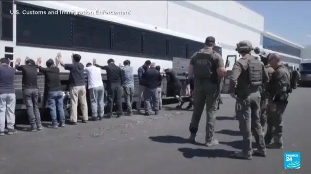 'Video thumbnail for US immigration agents arrest hundreds at Hyundai plant, mostly Koreans'
