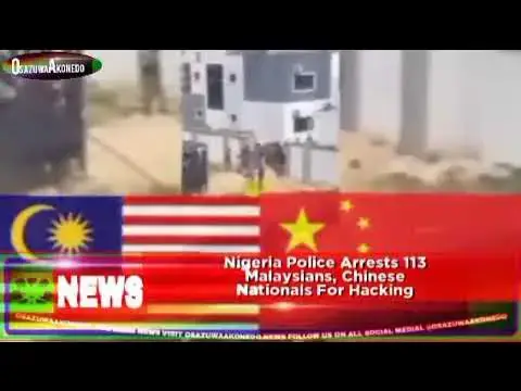 Video thumbnail for Nigeria Police Arrests 113 Malaysians, Chinese Nationals For Hacking